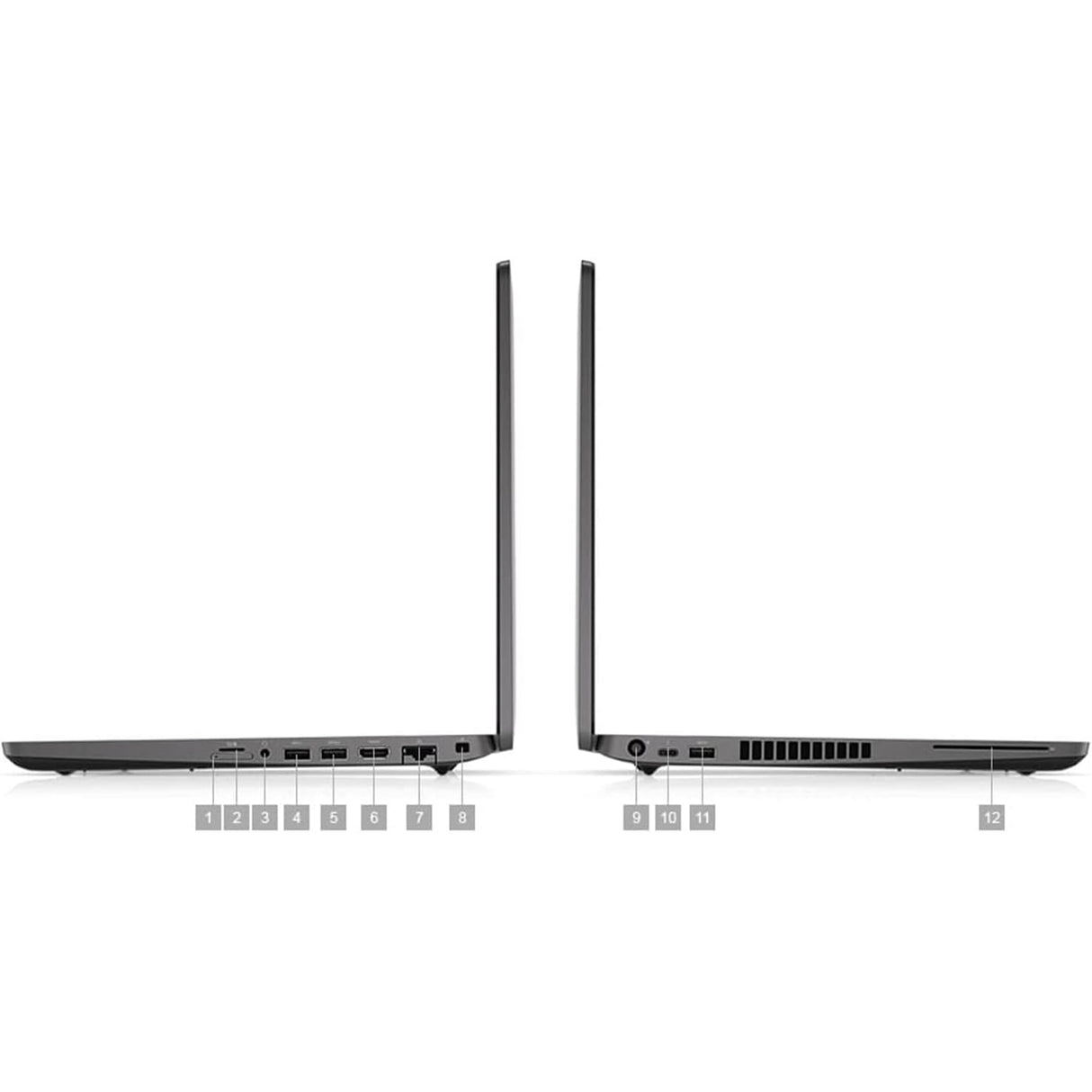 Dell Latitude 5500 15.6" 16GB 256GB SSD Core™ i7-8665U 1.9GHz WIN11P, Black (Refurbished - Fair)