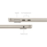 Apple MacBook Air (13-inch, M3, 2024) 13.6" 24GB 512GB SSD Apple M3 4.00GHz macOS, Starlight (Refurbished - Fair)