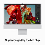 2023 Apple iMac 24", 8GB 256GB SSD, Apple M3 2.66GHz, Silver (Refurbished - Very Good)