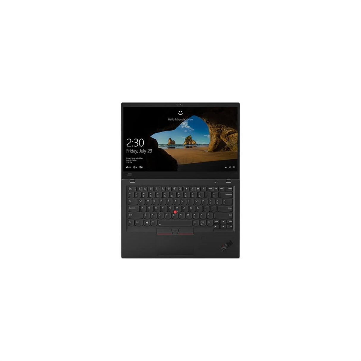 Lenovo ThinkPad X1 Carbon 8th Gen 14" Touch 16GB 256GB SSD Core™ i7-10610U 1.8GHz WIN11P, Black (Refurbished - Fair)