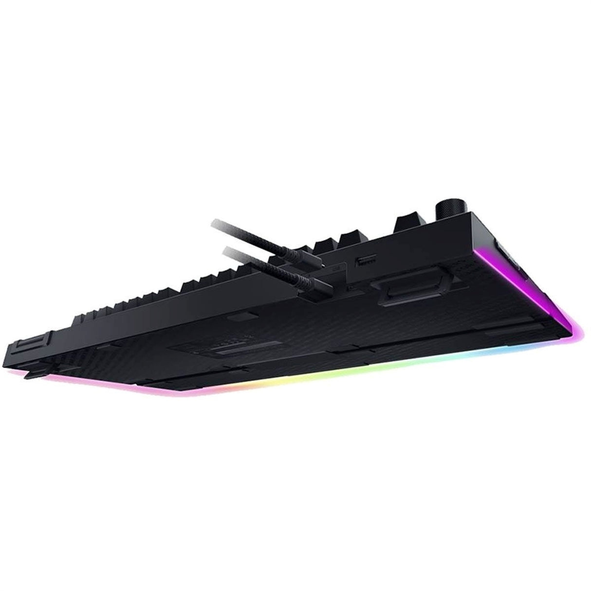 Razer BlackWidow V4 Pro Mechanical Gaming Keyboard - Full Size - Green Clicky Switches - Black (New)