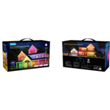 Govee - Wi-Fi RGBIC Outdoor Permanent String Lights 100ft - Black (New)