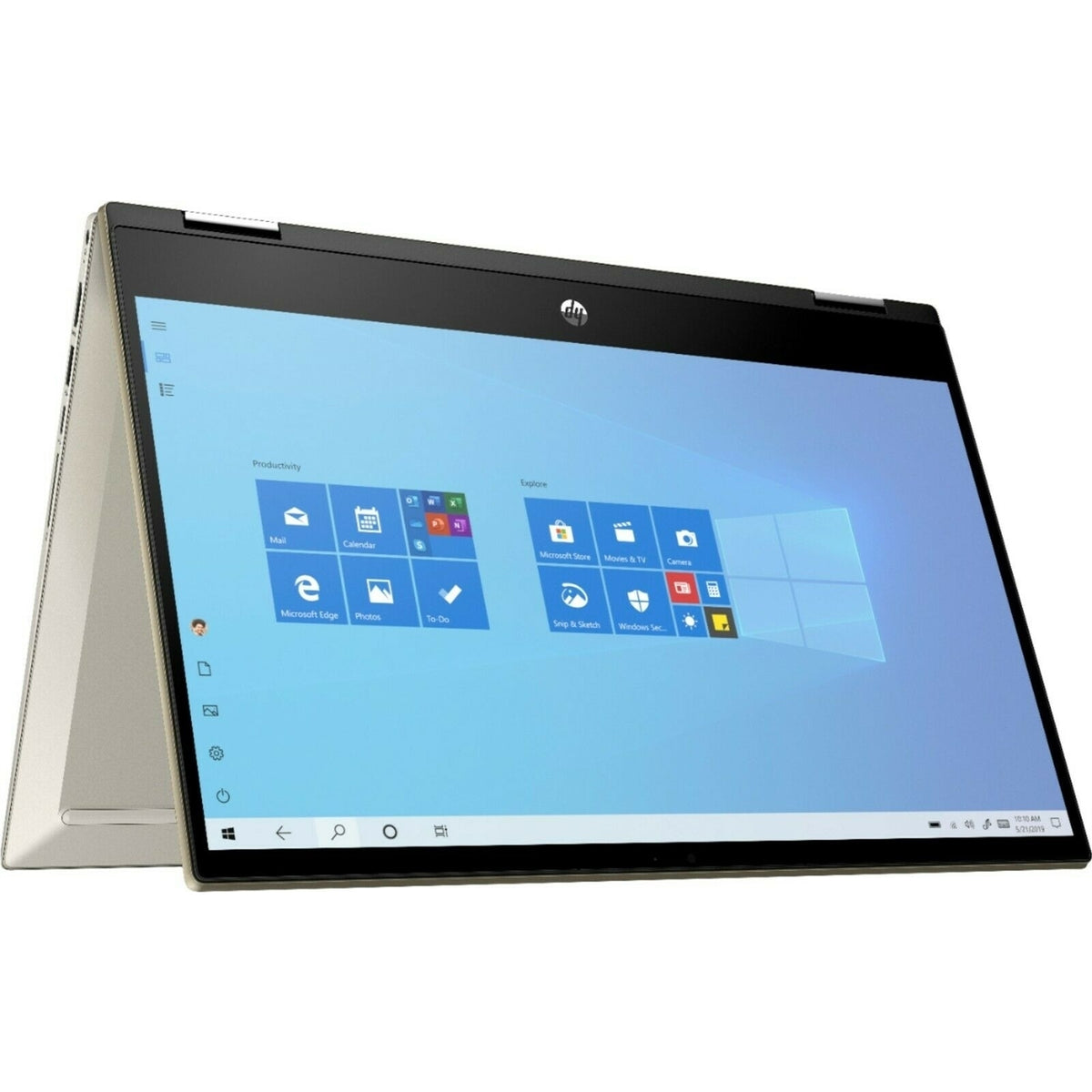 HP Pavilion X360 14M-DW0023DX 14" 8GB 512GB SSD Core™ i5-1035G1 1.0GHz WIN11H, Silver (Refurbished - Fair)