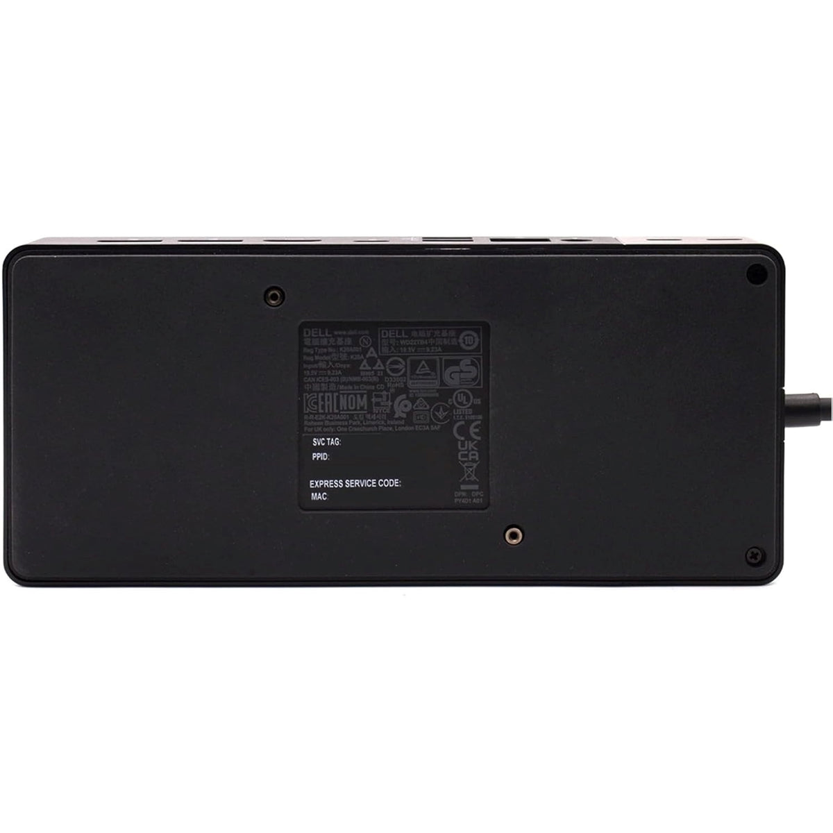 Dell WD22TB4 130W Power Delivery Docking Station, Black (Refurbished - Very Good)