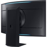 Samsung - 55" Odyssey Ark 2nd Gen. Curved 4K UHD Quantum Mini-LED Gaming Monitor (Refurbished - Excellent)