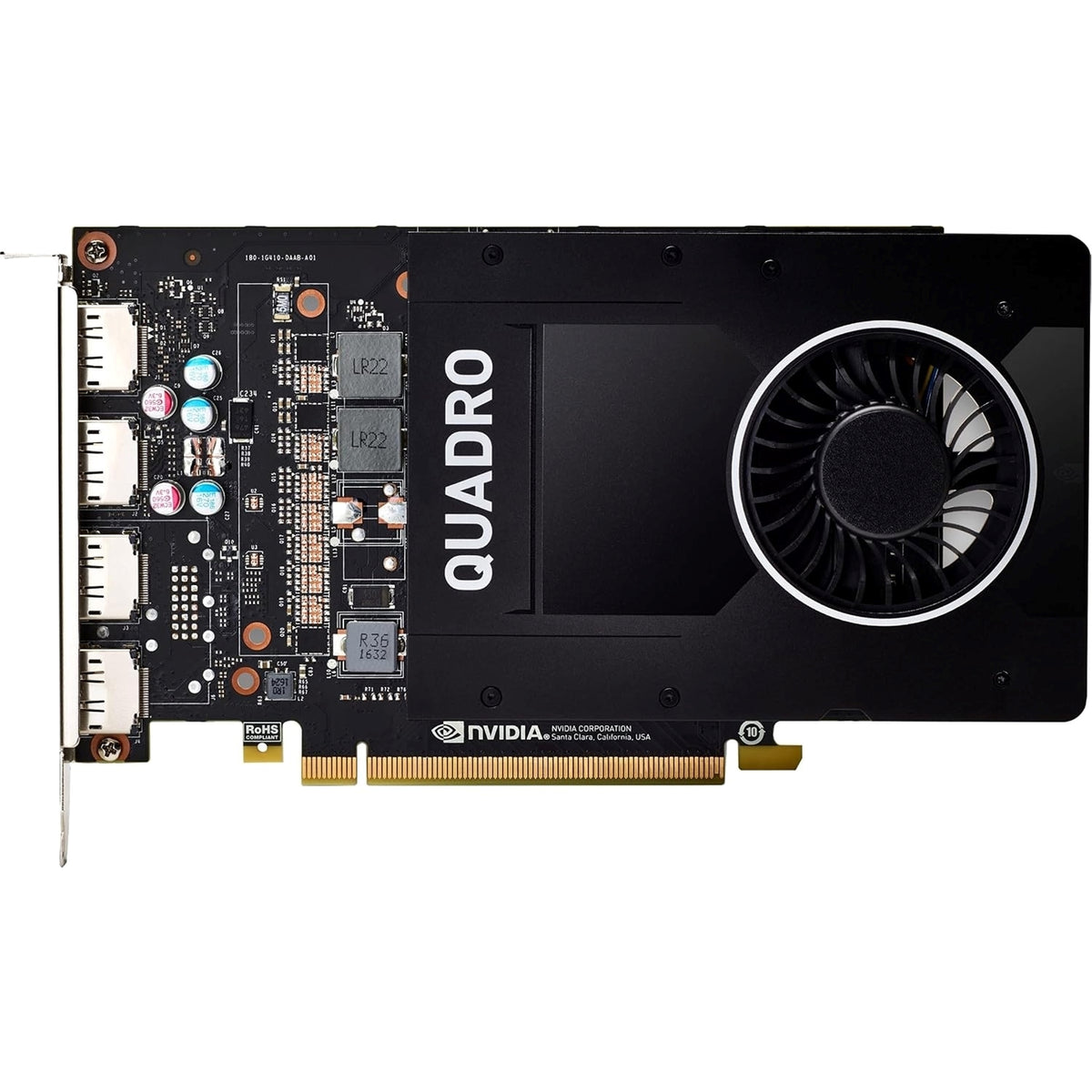 HP NVIDIA Quadro P2200 5GB GDDR5X Graphics Card (Refurbished - Excellent)