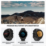 Garmin fēnix 8 Smart Watch (GPS) 47mm Carbon Gray, Titanium Case with Black/Pebble Gray (Refurbished - Excellent)