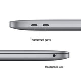 Apple MacBook Pro (13-inch, 2022) 13.3" 16GB 512GB SSD Apple M2 3.49GHz, Space Gray (Refurbished - Very Good)