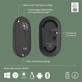Logitech - Pebble Mouse 2 M350s Slim Lightweight Bluetooth Mouse (New)