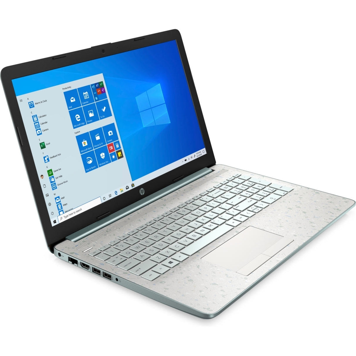 HP 15-DA3020CY 15.6" 16GB 256GB SSD Core™ i5-1035G1 1.0GHz WIN11H, Mint Green (Refurbished - Fair)