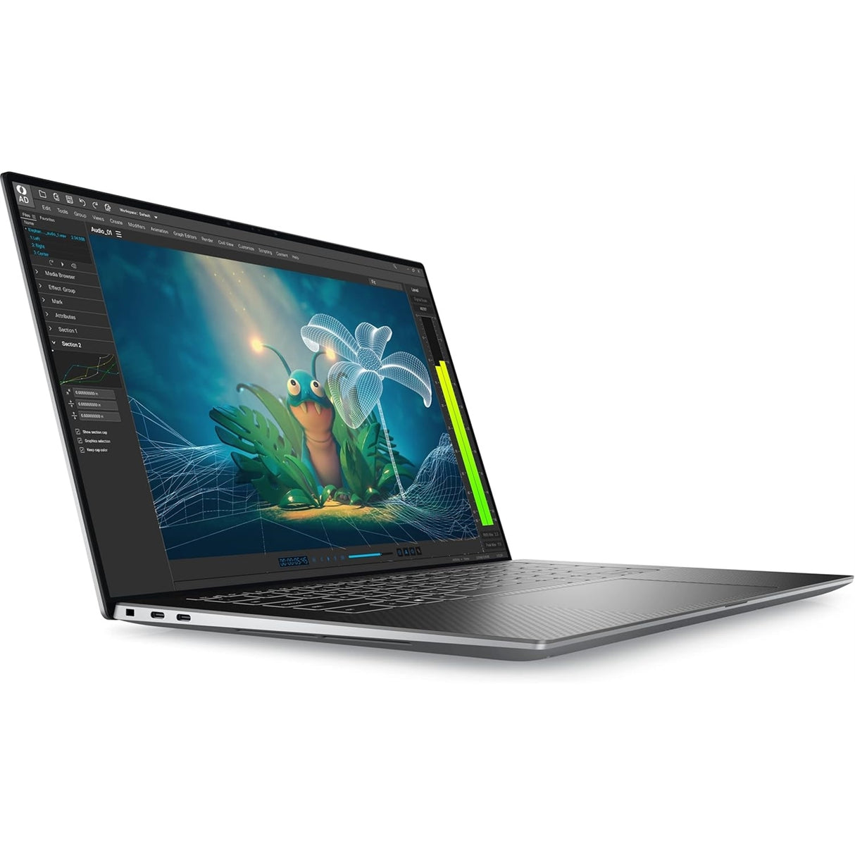 Dell Precision 5570 15.6" Touch 64GB 512GB SSD Intel Core™ i7-12800H 2.3GHz WIN11H, Gray (Refurbished - Excellent)