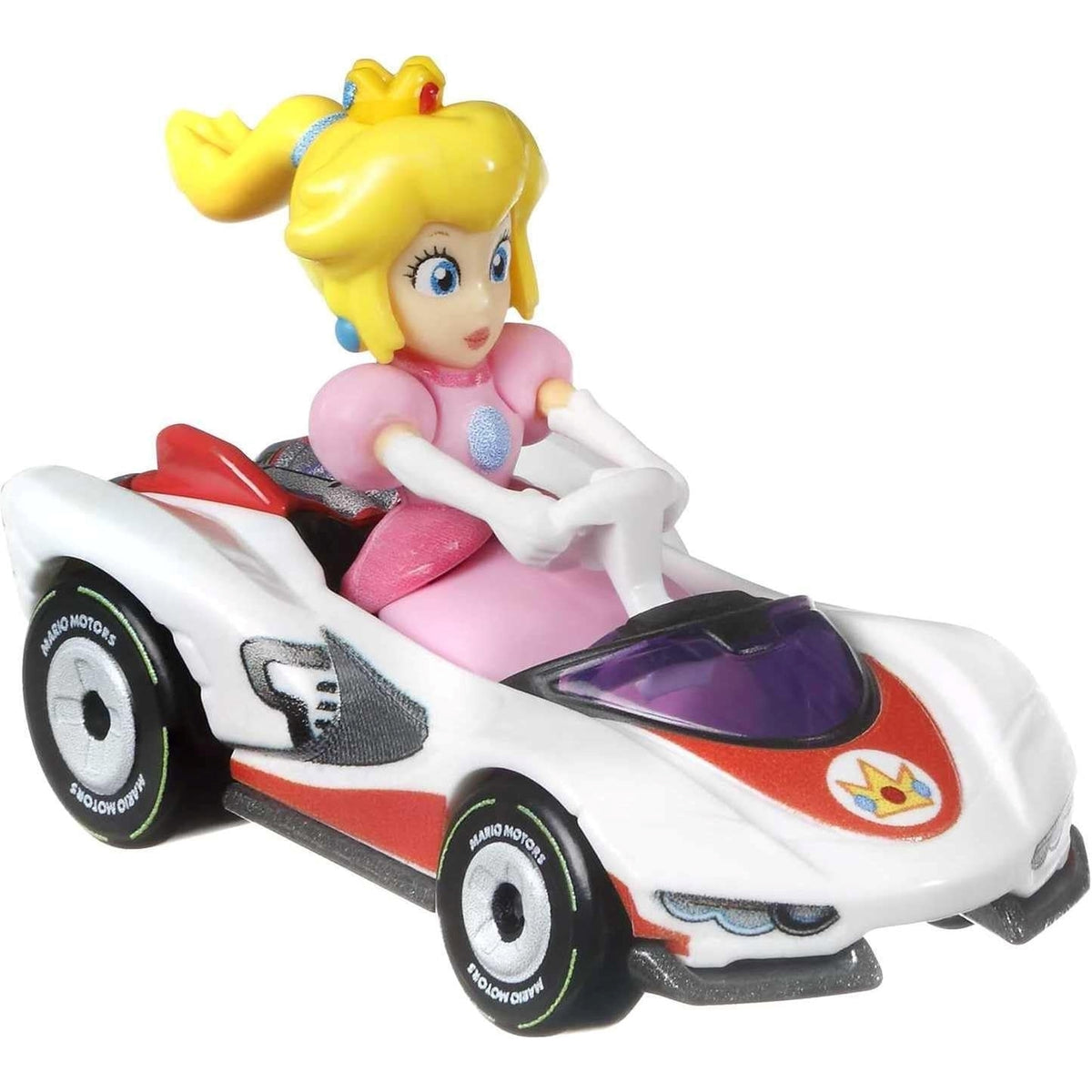 Hot Wheels Mario Kart Set of 4 Die-Cast Toy Vehicles (New)