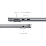 Apple MacBook Air (13-inch, M3, 2024) 13.6" 16GB 256GB SSD Apple M3 4.00GHz macOS, Space Gray (Refurbished - Very Good)
