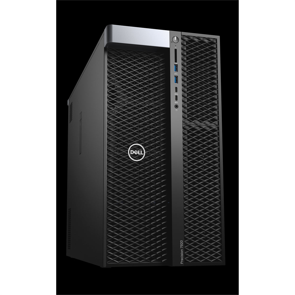 Dell Precision 7920 Tower 64GB 512GB SSD Xeon® Silver 4214R 2.40GHz WIN11P, Black (Refurbished - Fair)