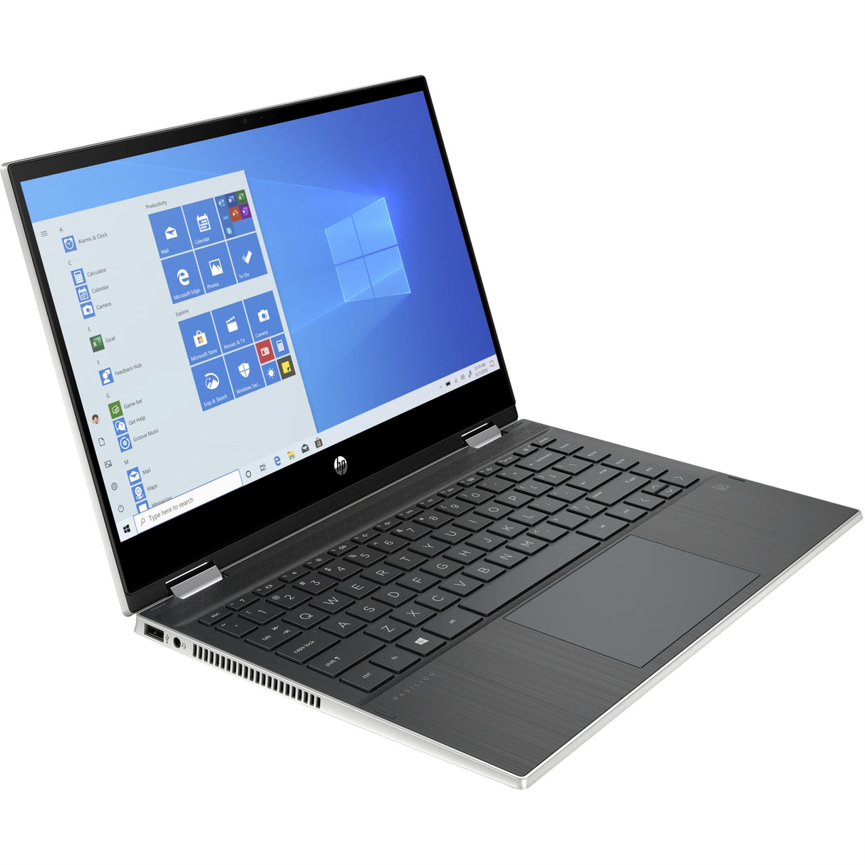 HP Pavilion x360 14M-DW1013DX 14" 16GB 256GB SSD Core™ i3-1115G4 3GHz WIN11H, Silver (Refurbished - Excellent)
