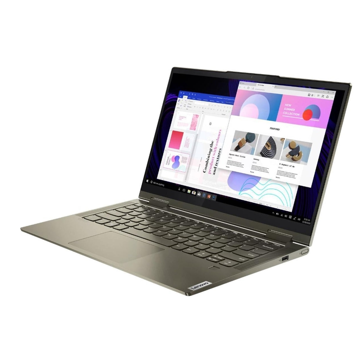 Lenovo Yoga 7 14ITL5 14" 12GB 256GB SSD Core™ i7-1165G7 2.8GHz WIN11H, Dark Moss (Refurbished - Fair)