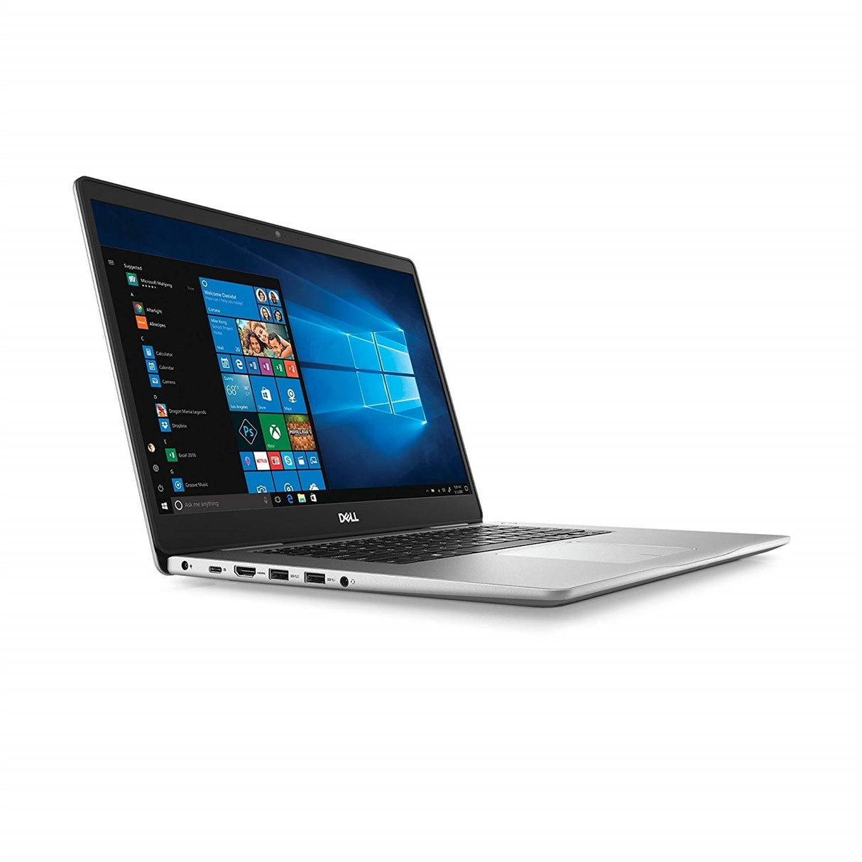 Dell Inspiron 7570 15.6" 16GB 512GB+512GB SSD Core™ i7-8565U 1.8GHz WIN11H, Silver (Refurbished - Fair)