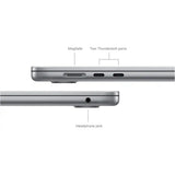 Apple MacBook Air (15-inch, M3, 2024) 15.3" 16GB 256GB SSD Apple M3 4.00GHz macOS, Space Gray (Refurbished - Fair)