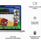 Apple MacBook Pro (14-inch, M3 Pro, Nov 2023) 14" 36GB 512GB SSD Apple M3 Pro 4.00GHz macOS, Silver (Refurbished - Fair)