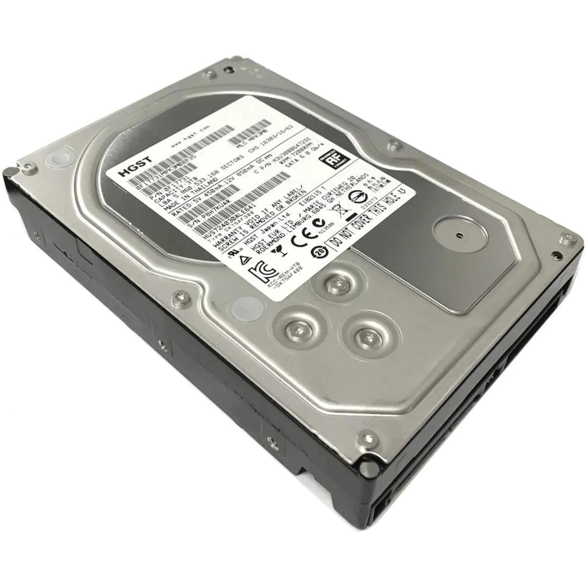 HGST Ultrastar 7K4000 - 3TB, 7200RPM, SATA 3.5" Enterprise Hard Drive (Refurbished - Very Good)