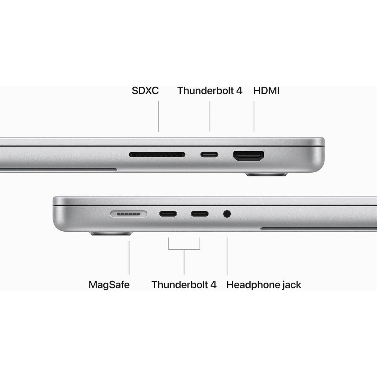 Apple MacBook Pro (16-inch, M3 Pro, Nov 2023) 16.2" 36GB 512GB SSD Apple M3 Pro, Silver (Refurbished - Very Good)