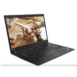 Lenovo ThinkPad T490s 14" 16GB 512GB SSD Intel Core i5-8365U X4 1.6GHz Win11P, Black (Refurbished - Fair)