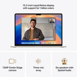 Apple MacBook Air (15-inch, M4, 2025) 15.3" 16GB 256GB SSD Apple M4 3.49GHz macOS, Starlight (Refurbished - Premium)