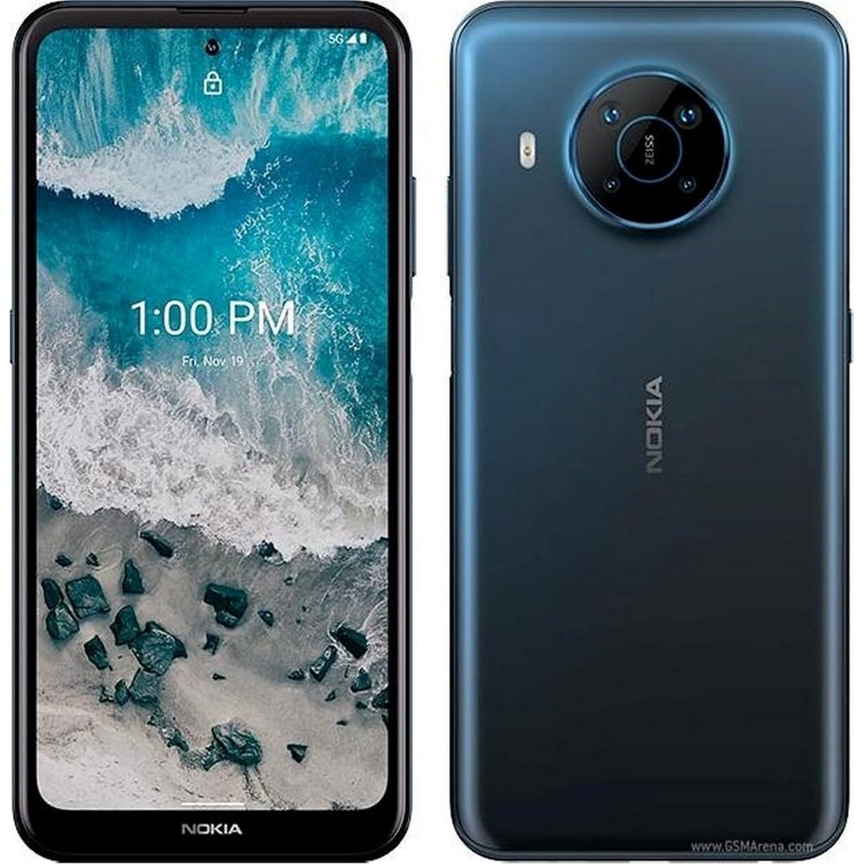 Nokia X100 128GB 6.67" 5G Unlocked, Midnight Blue (Refurbished - Premium)