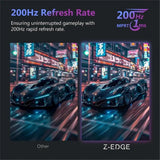 Z-Edge UG27 27" Full HD (1920x1080) 200Hz 1ms LED FreeSync Monitor, Black (New, Open Box)