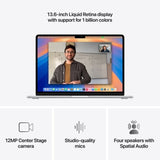 Apple MacBook Air (13-inch, M4, 2025) 13.6" 16GB 512GB SSD Apple M4 4.1GHz macOS, Silver (Refurbished - Fair)