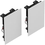 Sonos - Architectural 6-1/2" Passive 2-Way In-Wall Speakers (Pair) - White (New, Open Box)