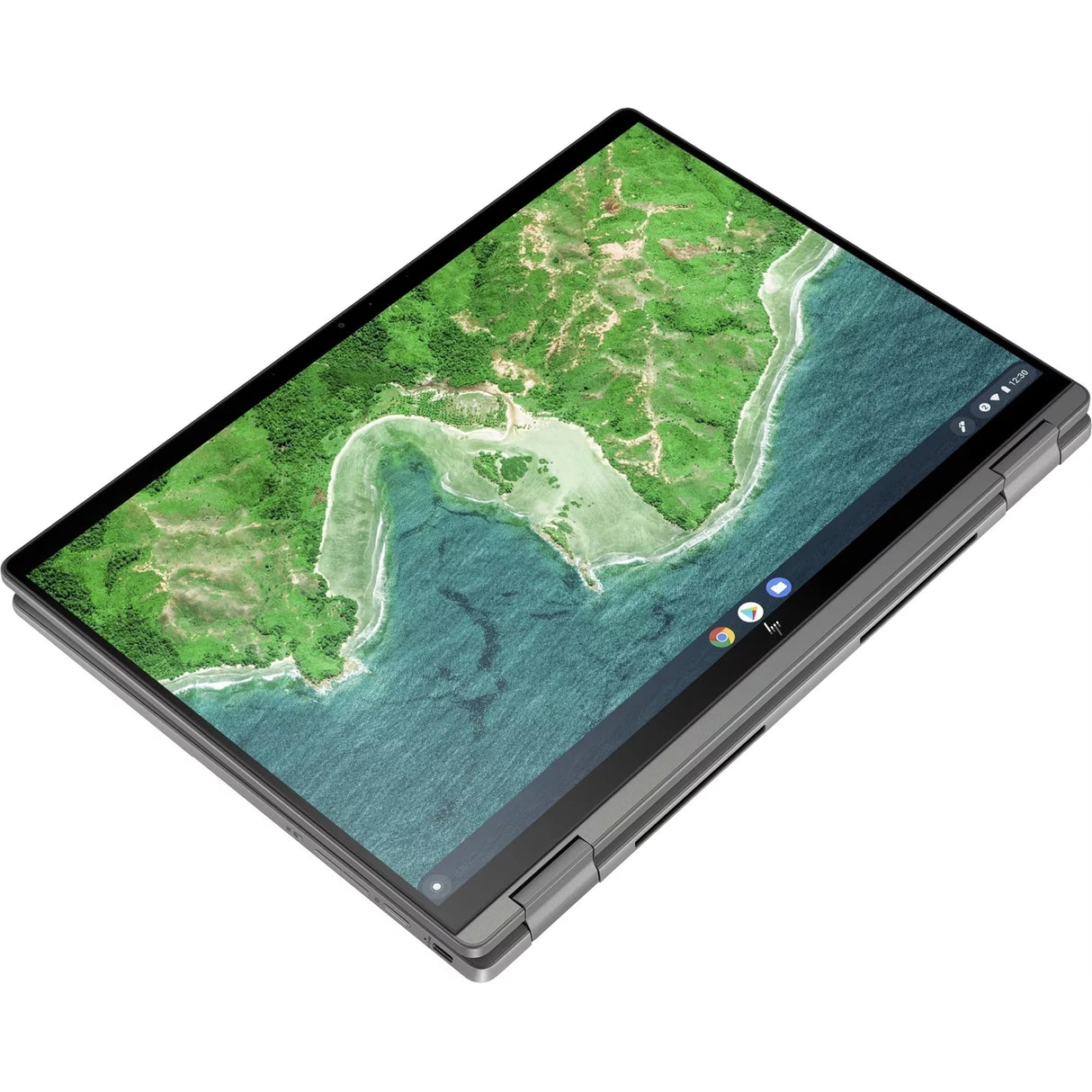 HP x360 14C-CD0053DX 14" Touch 8GB 64GB eMMC Core™ i3-1215U 1.2GHz Chrome OS, Mineral Silver (Refurbished - Fair)