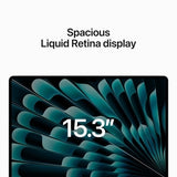 Apple MacBook Air (15-inch, M2, 2023) 15.3" 8GB 512GB SSD Apple M3 4.00GHz macOS, SILVER (Refurbished - Fair)