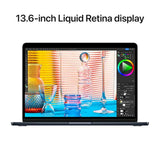 2022 Apple MacBook Air (13", 8GB, 256GB SSD, Apple M2 3.49GHz) MacOS, Space Gray (Refurbished - Excellent)
