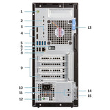 Dell Optiplex 5070 Tower 8GB 256GB SSD Core™ i5-9600 3.10GHz WIN11P, Black (Refurbished - Fair)