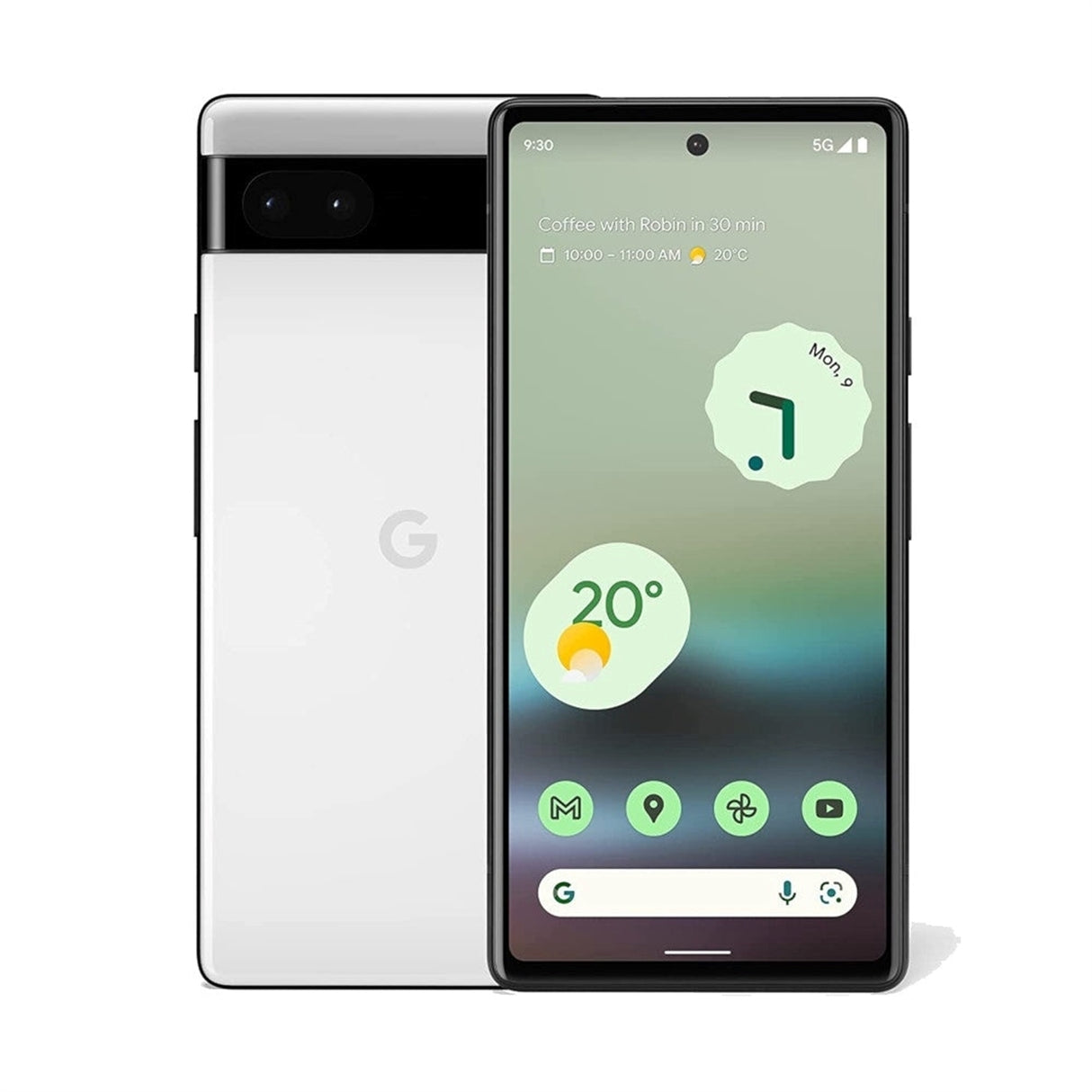 Google Pixel 6a 128GB 6.1" 5G AT&T, Chalk (Refurbished - Excellent)