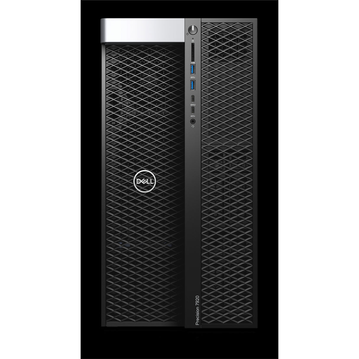 Dell Precision 7920 Tower 64GB 512GB SSD Xeon® Silver 4214R 2.40GHz WIN11P, Black (Refurbished - Fair)