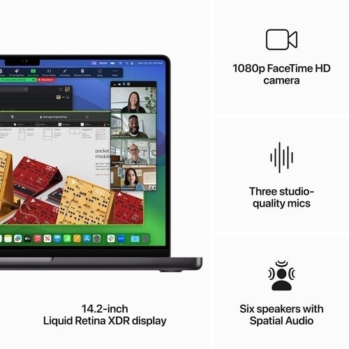 Apple MacBook Pro (14-inch, M3 Pro, Nov 2023) 14.2" 36GB 512GB SSD Apple M3 Pro macOS, Space Black (Refurbished - Very Good)