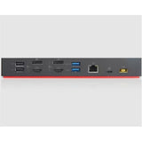 Lenovo ThinkPad Hybrid USB-C with USB-A Docking Station, Black (Refurbished - Fair)