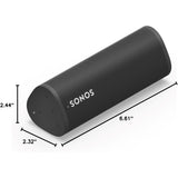 Sonos - Roam + Wireless Charger Bundle (Each) - Black (Refurbished - Very Good)