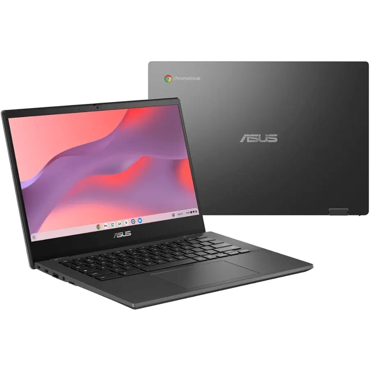 Asus Chromebook CM1402 (14" 4GB RAM, 64GB eMMC, Mediatek Kompanio 520) Grey, ChromeOS (Refurbished - Fair)