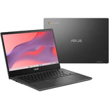 Asus Chromebook CM1402 (14" 4GB RAM, 64GB eMMC, Mediatek Kompanio 520) Grey, ChromeOS (Refurbished - Fair)