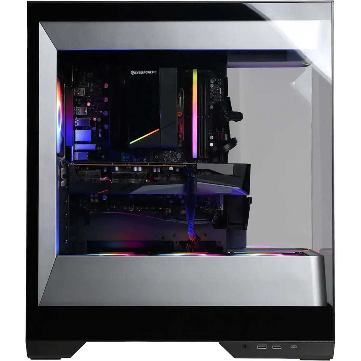 CyberPower Gaming Desktop (16GB DDR5, 1TB SSD, Ryzen 8700F, Radeon RX 7700) Win11H (Refurbished - Excellent)