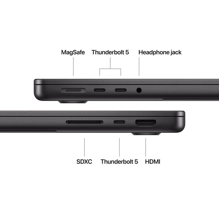 Apple MacBook Pro (14-inch, M4 Pro, 2024) 14.2" 18GB 512GB SSD Apple M4 Pro 4.5GHz, Space Black (Refurbished - Very Good)
