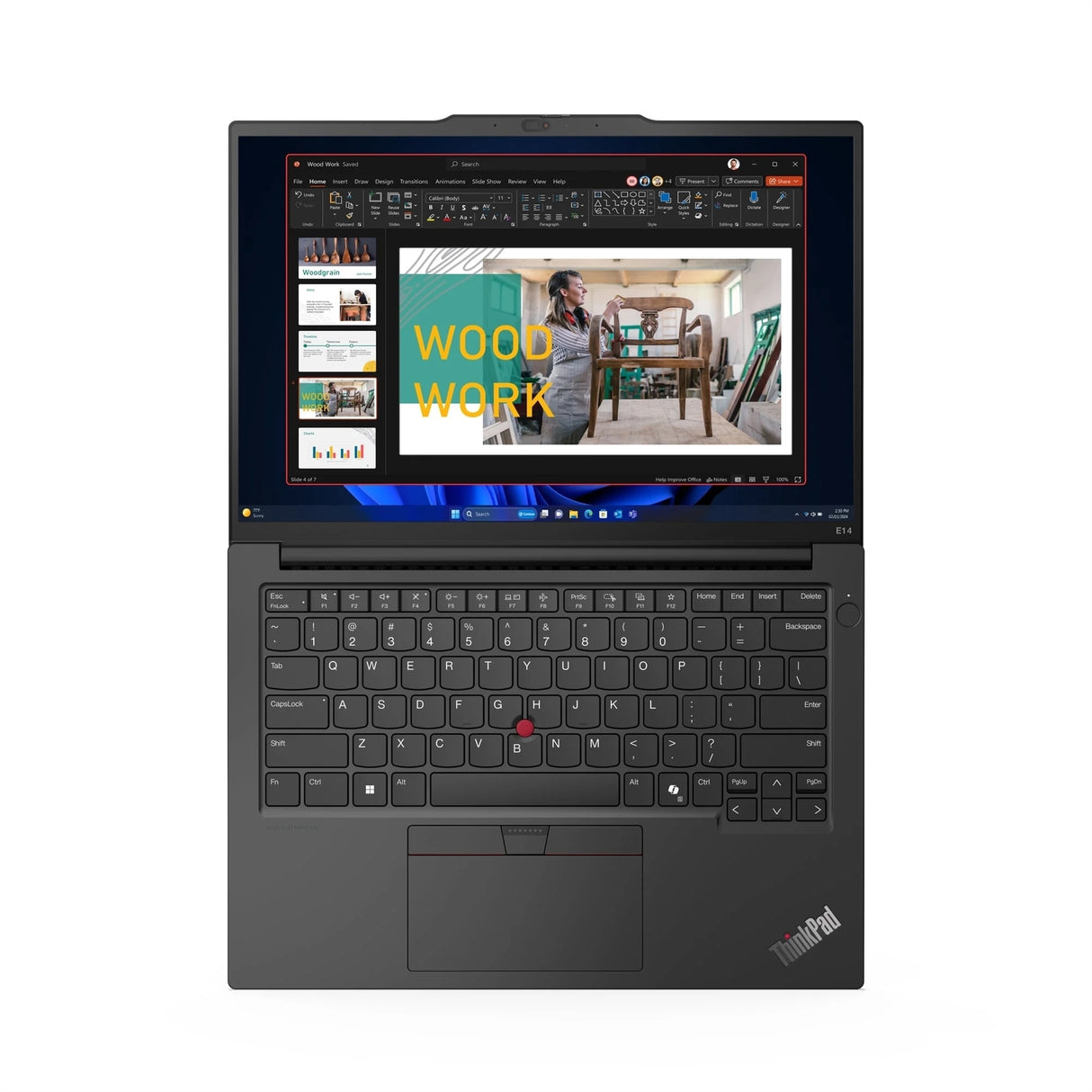 Lenovo ThinkPad E14 Gen 6 14" 16GB 256GB SSD AMD Ryzen™ 7 7735U 2.7GHz WIN11P, Black (Refurbished - Fair)