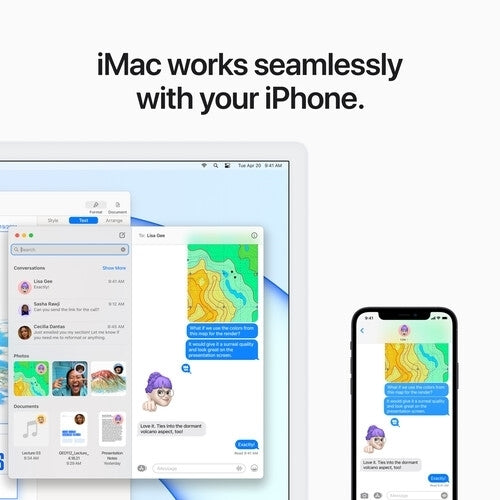 2021 Apple iMac M1 Chip with 8-core CPU (24-inch, 16GB RAM, 2TB Storage) Blue (Refurbished - Excellent)