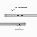 Apple MacBook Air (15-inch, M2, 2023) 15.3" 8GB 512GB SSD Apple M3 4.00GHz macOS, SILVER (Refurbished - Fair)