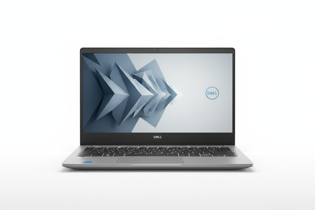 Dell LATITUDE 7320 I7-1165G7 2.80 GHZ white background, Laptop facing directly forward with wallpaper, fits 1080 x1080 px

