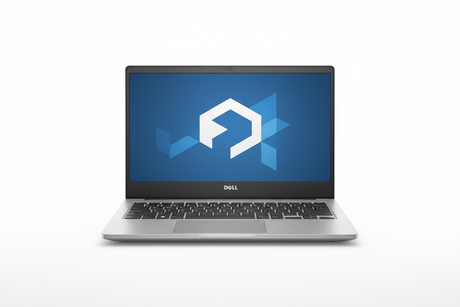 Dell LATITUDE 7420 I5-1145G7 2.60 GHZ 16 GB RAM 256 GB white background, Laptop facing directly forward with wallpaper, fits 1080 x1080 px
