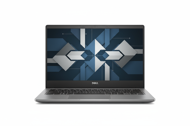 Dell PRECISION 3570 I5-1235U 4.40GHZ white background, Laptop facing directly forward with wallpaper, fits 1080 x1080 px

